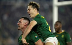 Jesse Kriel scored a 78th-minute try to seal a 42-28 victory for South Africa over Scotland in a thrilling Nations Championship match in Pretoria on Saturday