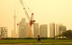 People in Canada's largest city are urged to stay indoors as Toronto sees some of the world's worst air quality