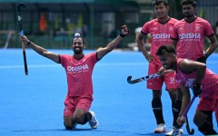 Hardik Singh (left) trains with the India squad in Bengaluru. "Every nation has a time and I believe India has arrived," says the 27-year-old