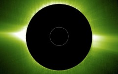 The Sun's corona in an image taken by the Solar Orbiter probe