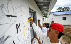 The fate of some 100 ex-guerrillas is uncertain as Colombia's left-wing government is replaced by a bellicose right-wing one