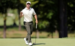 World number two Rory McIlroy is part of a five-way tie for the lead after the first round of the PGA Tour BMW Championship