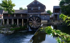 The water-powered Old Mill in eastern Tennessee first began grinding cornmeal back in 1830