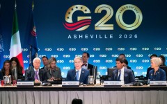 Finance ministers and central bank governors from the Group of 20 major economies are meeting for two days in Asheville, North Carolina