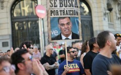 The conservative and far-right opposition also used the rallies to attack the government over its handling of the crisis