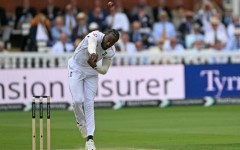 England's Jofra Archer bowls in the second Test against Pakistan at Lord's