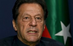 Former Pakistan cricket captain and prime minister Imran Khan