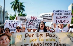 Thousands marched on the streets of Culiacan, in the Mexican state of Sinaloa, against the violence of the Sinaloa Cartel