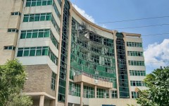 The buidling of the Tigray TV broadcaster was hit by a drone strike on Sunday as violence flared