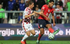 Luka Modric said he hoped his team could have a positive reaction against Spain after being thrashed by England