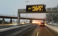 The suspected gang members allegedly jumped onto trucks on French motorways to take pricey electronic goods