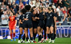 Mallory Swanson equalized for the United States against Spain