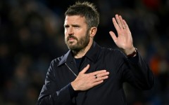 Manchester United manager Michael Carrick at the end of his side's humbling 4-1 loss away to Como in the Champions League on Wednesday