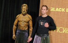 Alexander Skarsgard said the costume and makeup for his 'Wicker' character caused him claustrophobia at first