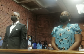 Self-proclaimed Prophet Shepherd Bushiri and his wife, Mary appear at the Pretoria Magistrate Court.