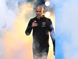 Manchester City manager Pep Guardiola smoked a cigar as he toasted a fourth Premier League title