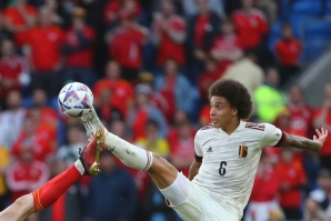 Axel Witsel in action for Belgium against Wales in June