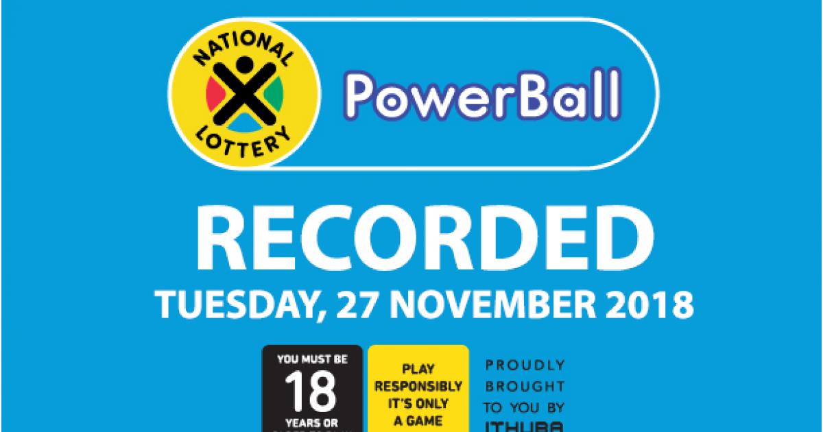 PowerBall Results 27 November 2018 eNCA