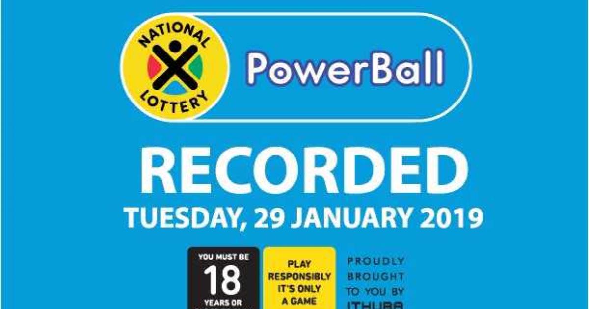 PowerBall Results 29 January 2019 eNCA