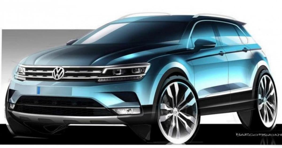 All-new Volkswagen Tiguan teased in sketches | eNCA