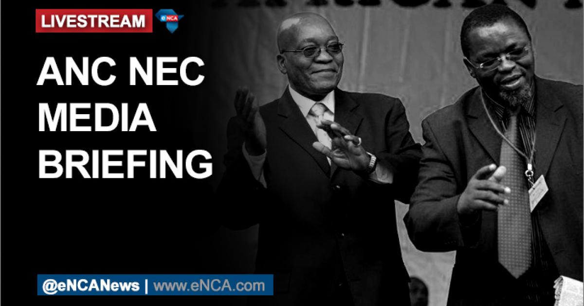 ANC NEC Media Briefing ENCA