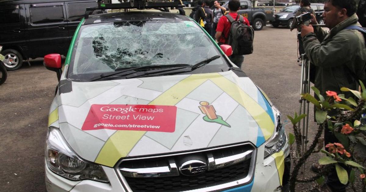 Google street view van in triple hit and run | eNCA