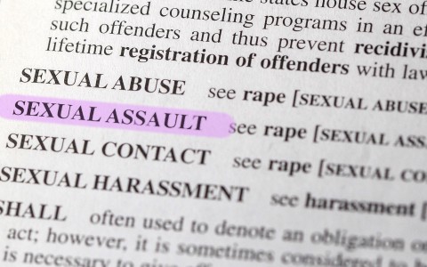 File: A close-up of the words sexual abuse, sexual assault, sexual harassment. GettyImages/Frank Brennan