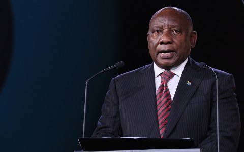 President Cyril Ramaphosa. Jemal Countess/Getty Images for Global Citizen/AFP