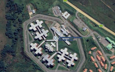 The eBongweni Super Maximum prison in Kokstad. Google Earth