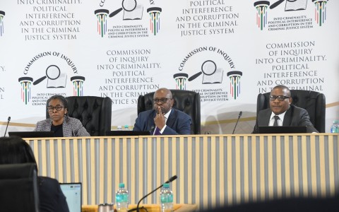 The Madlanga Commission Of Inquiry. Gallo Images/Frennie Shivambu