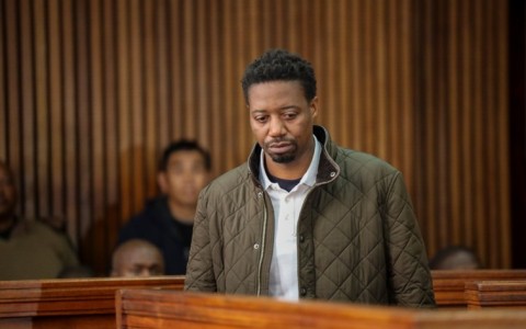 Ndodana Mkhanyisi Tshuma appears at the Johannesburg magistrate's court. Gallo Images/Fani Mahuntsi