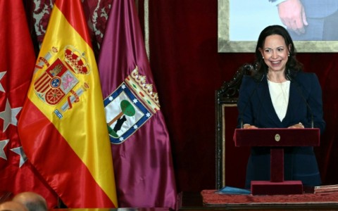 Venezuelan opposition leader Maria Corina Machado says Trump deserved her Nobel medal for 'risking' American lives to oust strongman Nicolas Maduro