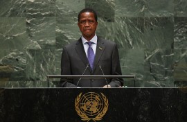 Zambia President Edgar Lungu