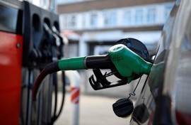 File: A fuel pump. AFP/Daniel Leal