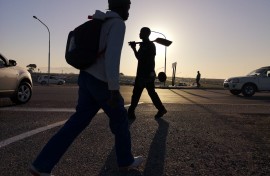 File: Protests about land occupancy and service delivery escalated in Khayelitsha.