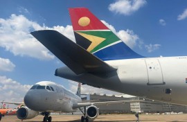 File: South African Airways (SAA) planes on the tarmac. eNCA/Heidi Giokos