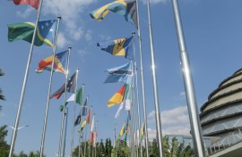 The former German and Belgian colony is hosting the Commonwealth Heads of Government Meeting