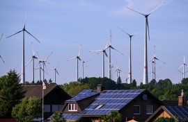 Solar and wind power are driving a surge in renewable energy capacity