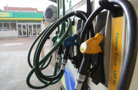 File: Petrol pumps seen at a local petrol station. eNCA