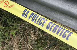 SAPS police crime scene tape