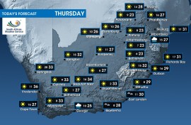 Here is the weather forecast for Thursday, 20 July 2023.