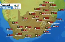 Here is the weather forecast for Thursday, 13 April 2023.