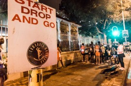 File: Runners gather ahead of the Comrades Marathon. AFP/Rajesh Jantilal