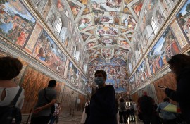 The Vatican Museums reopened to the public on Monday after being closed for nearly three months because of the coronavirus lockdown.