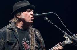 File: Folk legend Neil Young. AFP/Alice Chiche