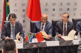 Electricity Minister Kgosientsho Ramokgopa signed a memorandum of cooperation with five Chinese entities. eNCA