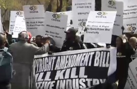 Enough is enough. That's the message artists have sent the government.