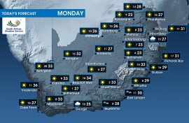 Here is the weather forecast for Monday, 07 August 2023.