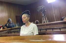 Nandipha Magudumana in the dock. eNCA/Silindelo Masikane