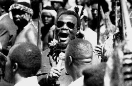 Founder and President Emeritus of the Inkatha Freedom Party Prince Mangosuthu Buthelezi  in Johannesburg, South Africa 17 October, 1992.